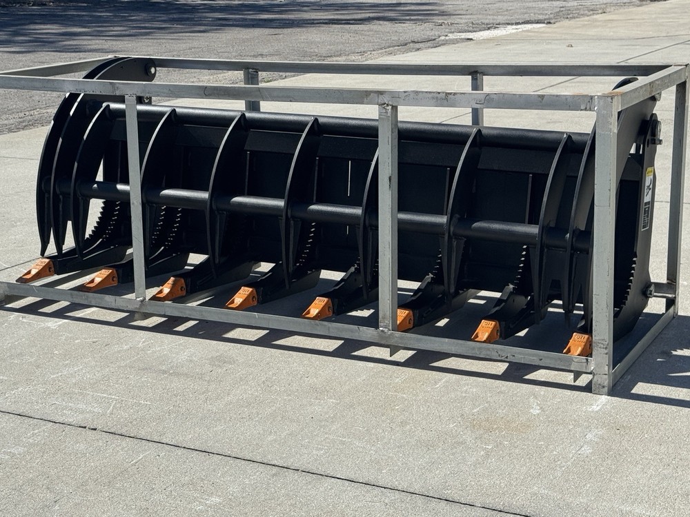 Skid Steer Root Grapple Rake 78" Attachment