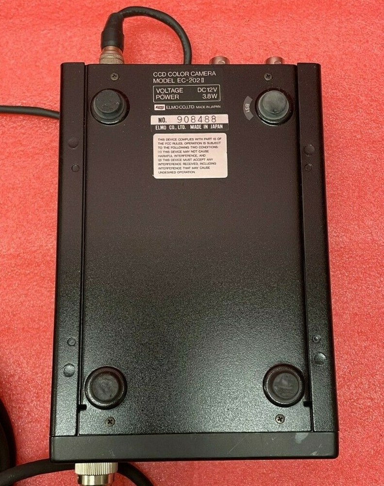 CANNON PH6x8 II & ELMO CCD CHARGE COUPLED DEVICE & CCD EC-202 II CONTROL SYSTEM