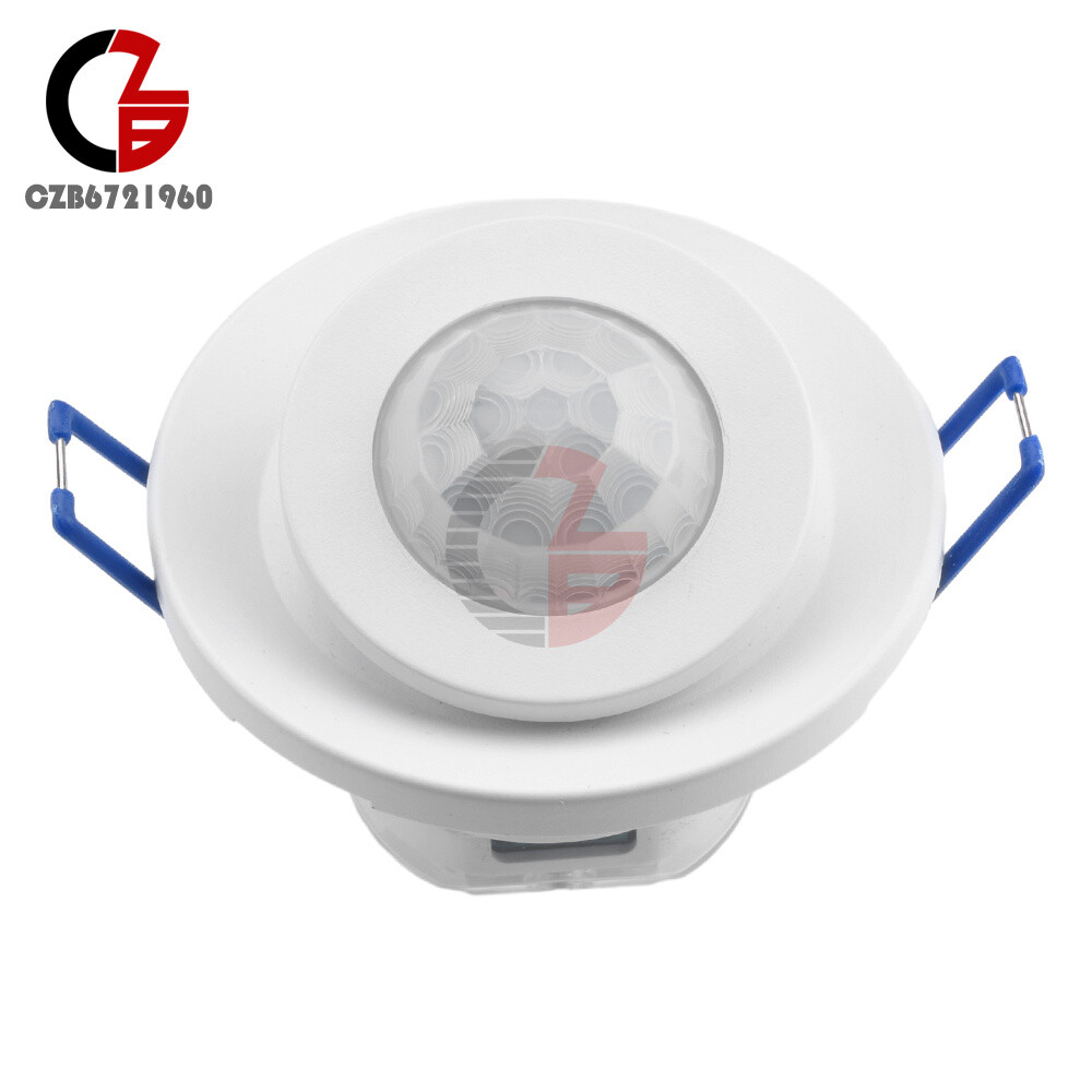 AC220-240V PIR Motion Sensor Detection Embedded Rotary Sensor 360° Motion Sensor