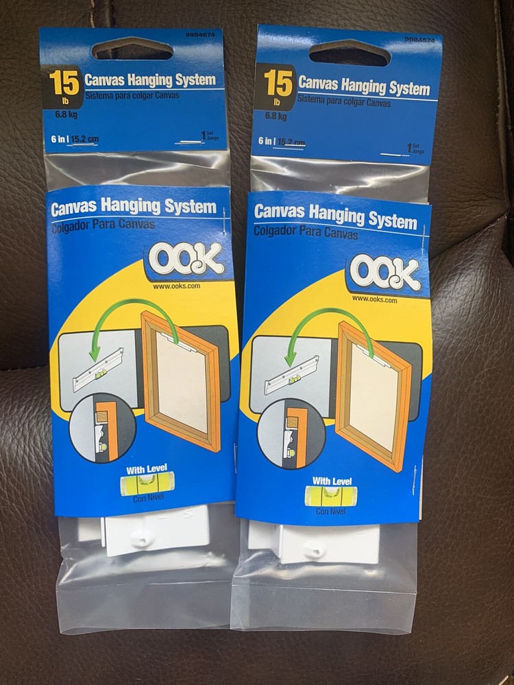 2- Plastic Canvas Hanging System Cleat**15 lbs.** **NEW in Package**