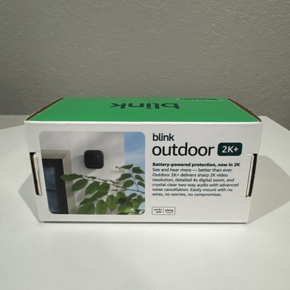 Blink Outdoor 2K+ Wireless Smart Security Camera with Sync Module Core