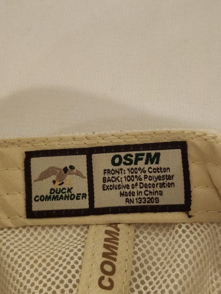Duck Commander Duck Dynasty Kalamata Hat Cap OSFM Mesh Adjustable