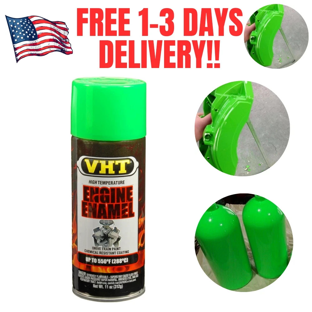 Lime Green Coating Spray Can Brake Caliper Engine Custom Ceramic Paint High Temp