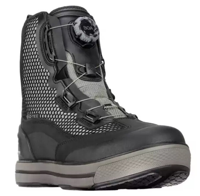 SIZE #9 KORKERS CHROME LITE WADING BOOTS - HYPERLITE, QUICK DRAIN, FIXED SOLE