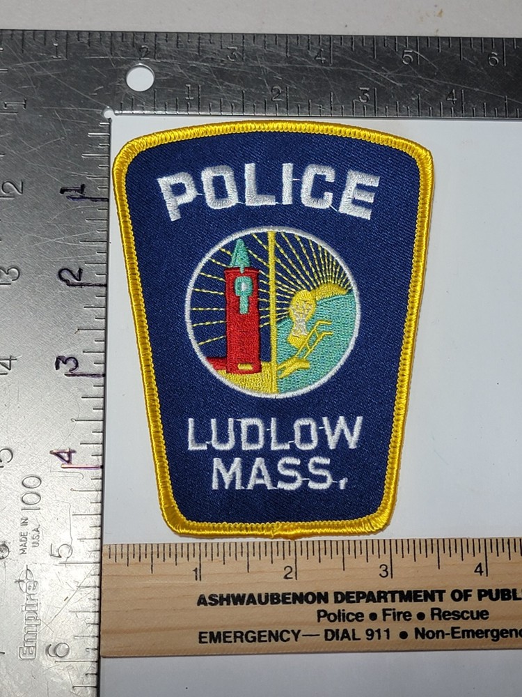 Police Patch Massachusetts Ludlow