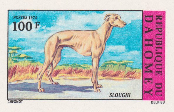 DAHOMEY 2008 Dog - Sloughi - large die proof...............................53917