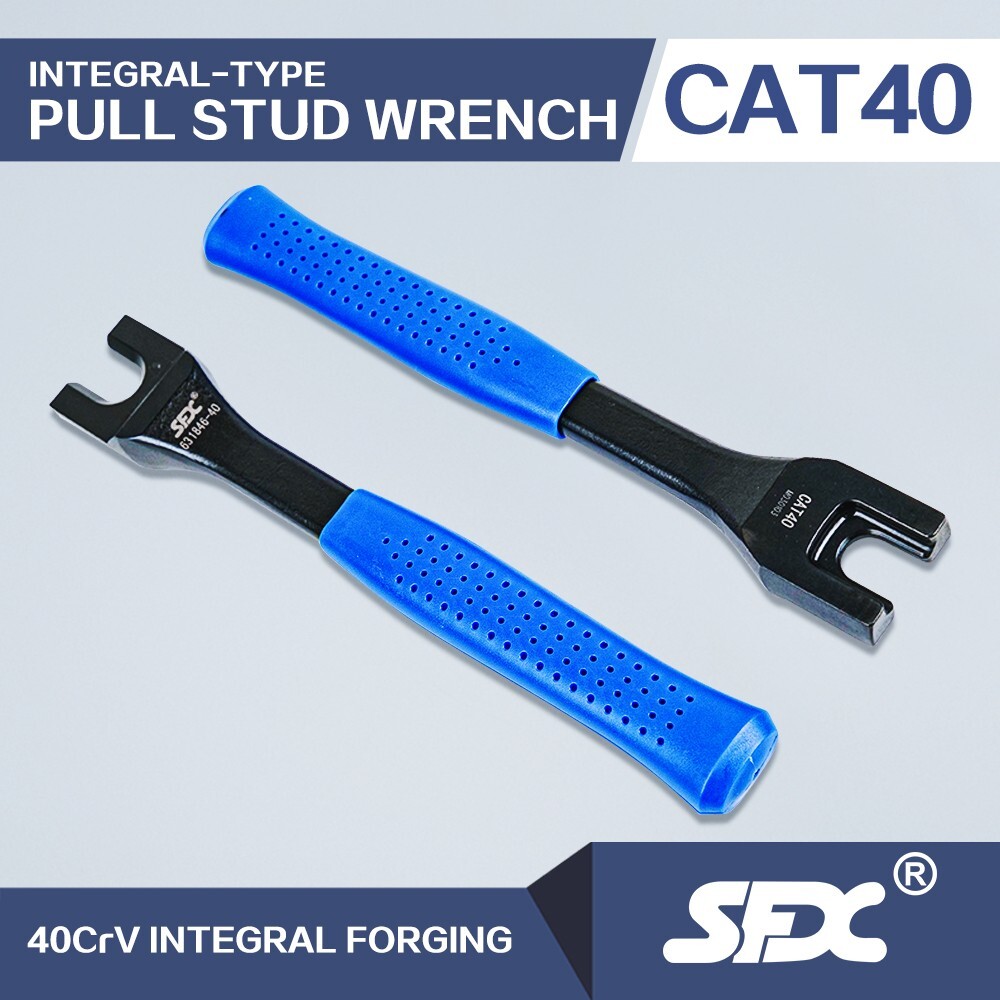 US SFX CAT40 45 Degree Spanner Pull Stud CNC Wrench for CAT40 Retention Knob