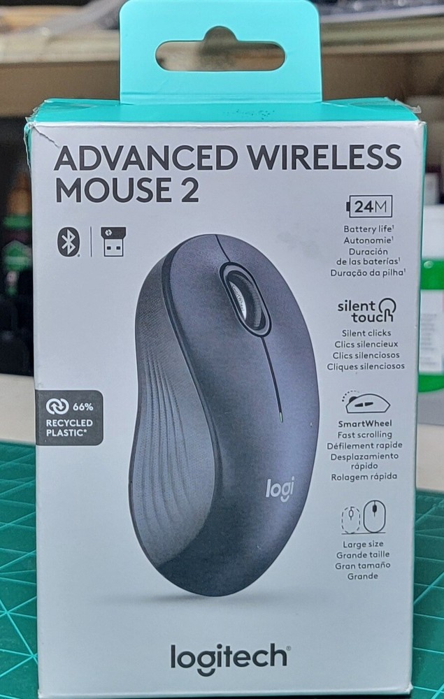 Logitech Advanced Wireless Mouse 2 Silent Touch Wireless Bluetooth