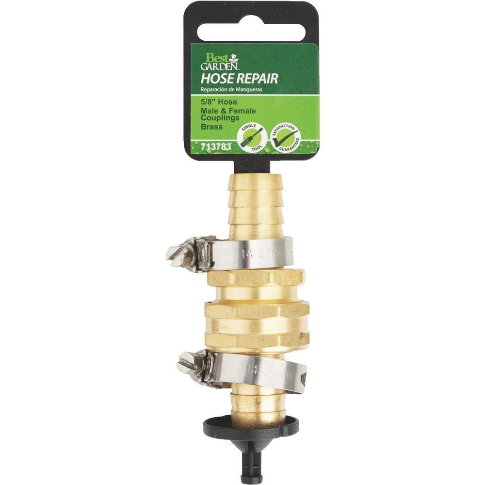 5/8" Heavy-Duty Brass Hose Mender