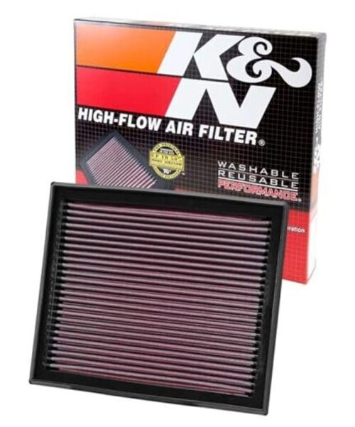 Engine Air Filter: Reusable, Clean Every 75,000 Miles, Washable, Replacement