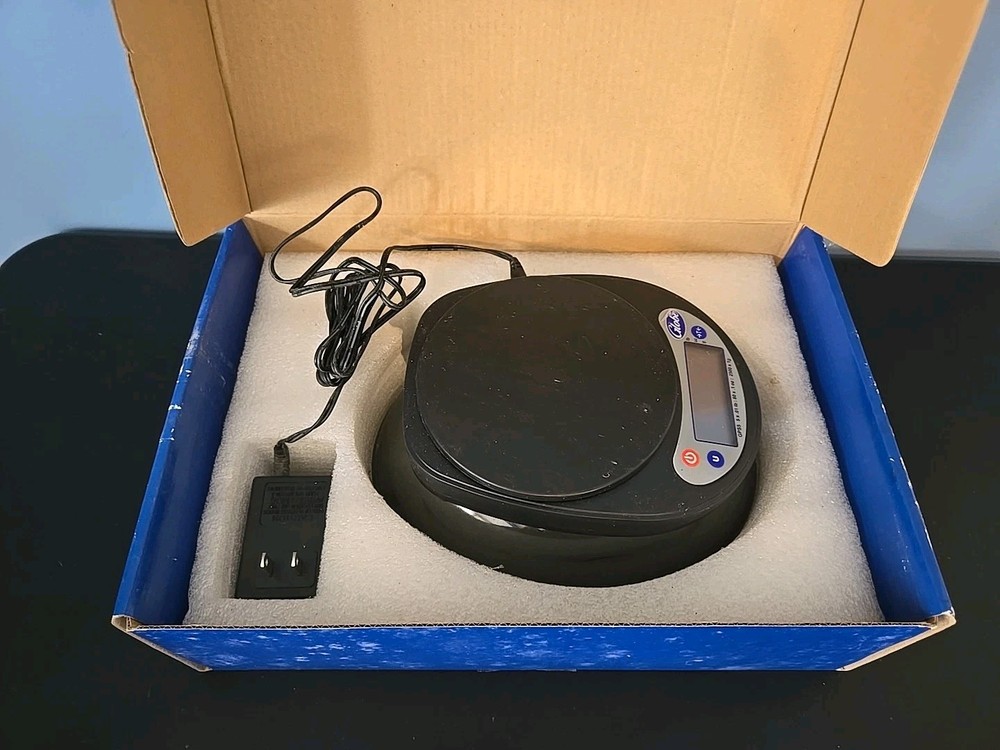 Globe GPS5 5lb Digital Portion Control Scale With Plastic Platter Bowl