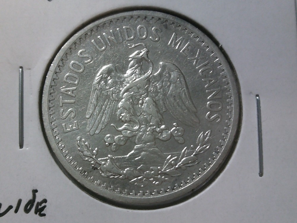 1906 wide date Mexico silver 50 Centavos