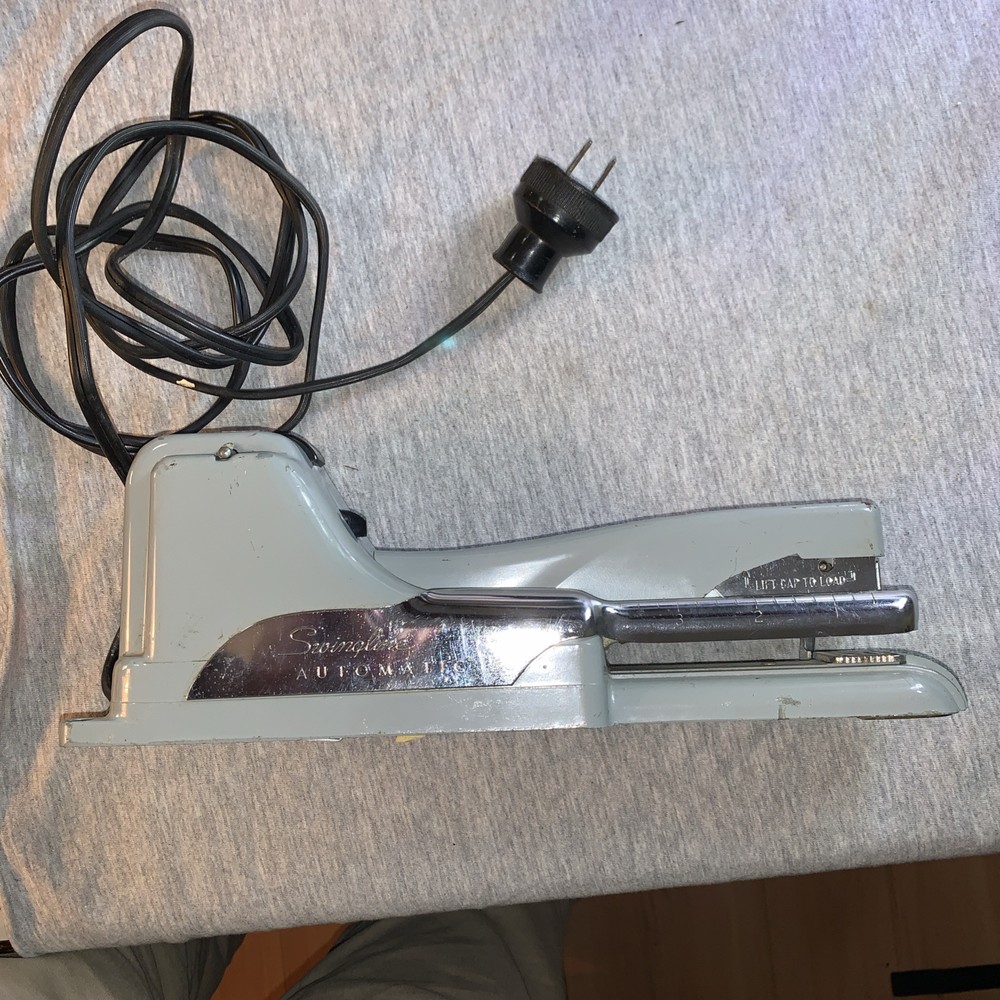 Vintage Swingline Automatic Electric Powered Stapler Model 66-A Tested Working