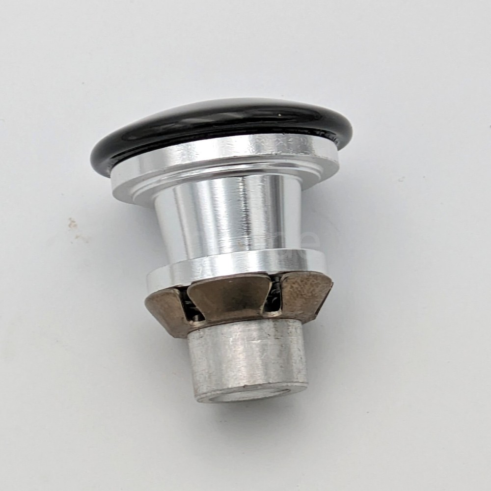 Bike Fork Steerer compressor/Expander plug W/ carbon Top Cap 1 1/8" Silver