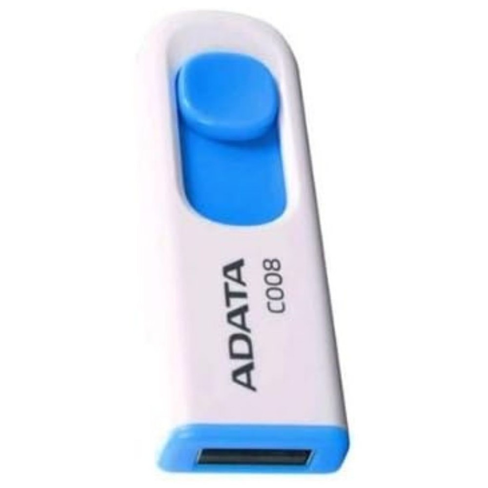 ADATA C008 32GB USB 2.0 Retractable Thumb Activated Capless Flash Drive Reader
