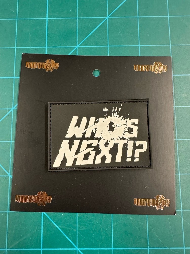 “Who’s Next?” patch. Brand New! Rare.