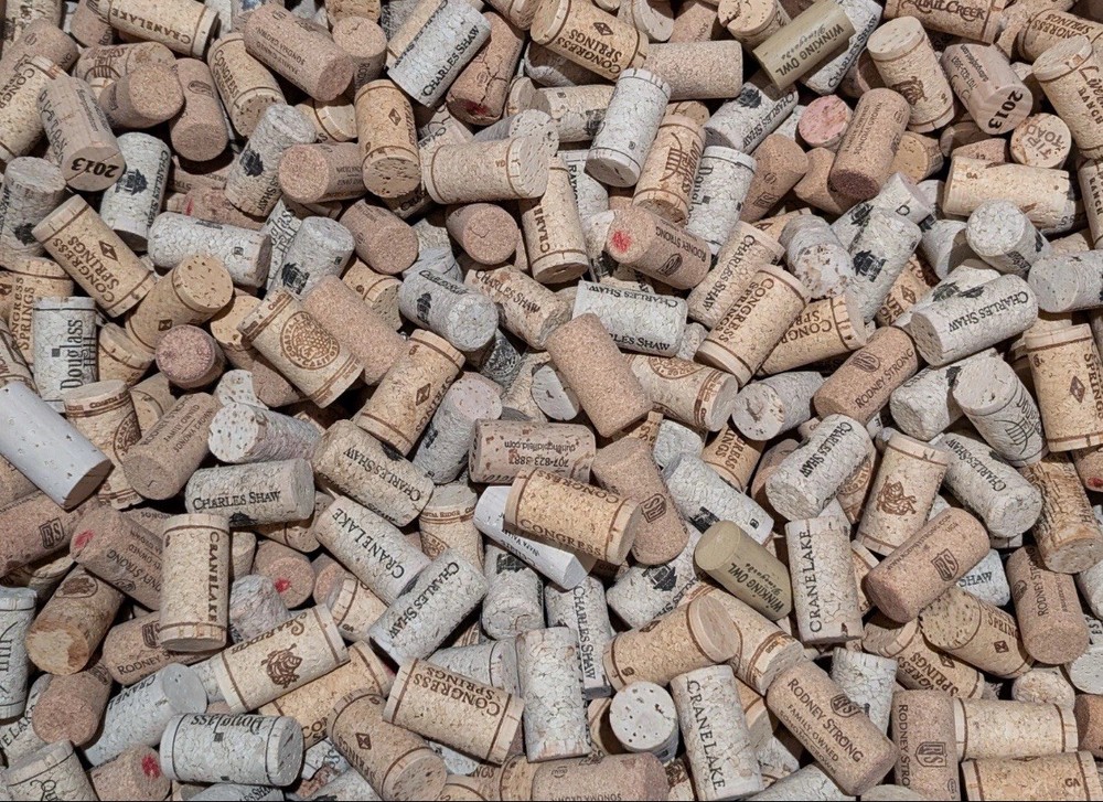 100 Natural Wine Corks ALL real cork!