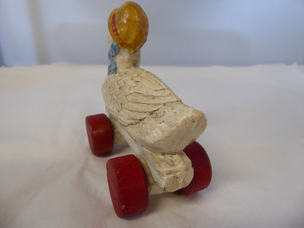 Vintage Antique Unusual Duck Pull Toy