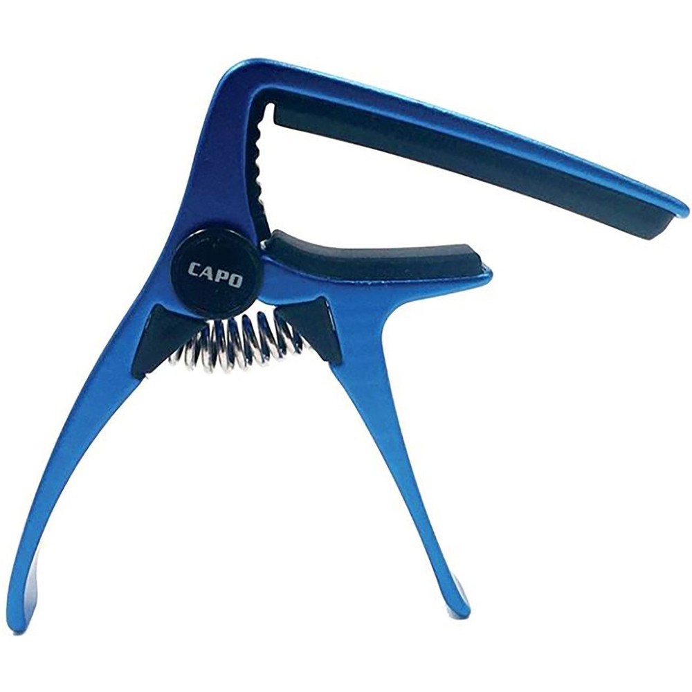 Fat Boy FBC-200BL Quick Spring Release Trigger Style Guitar Capo, Blue