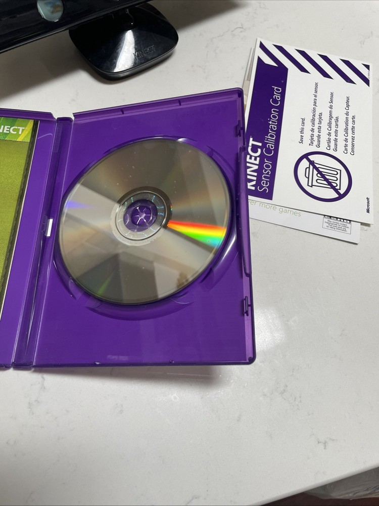 OFFICIAL Microsoft Xbox 360 Kinect System with Two Games FAST SHIP