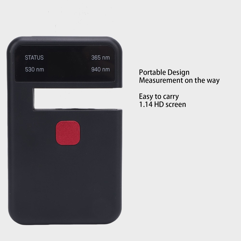 1.14in Digital Transmittance Meter Handheld Meter Light Transmittance Tester