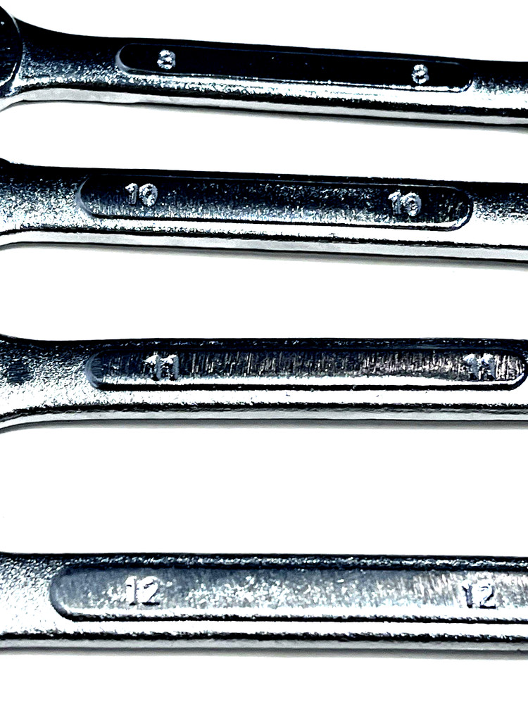 SCA 4 Piece Combination Spanner 8, 10, 11, 12mm New
