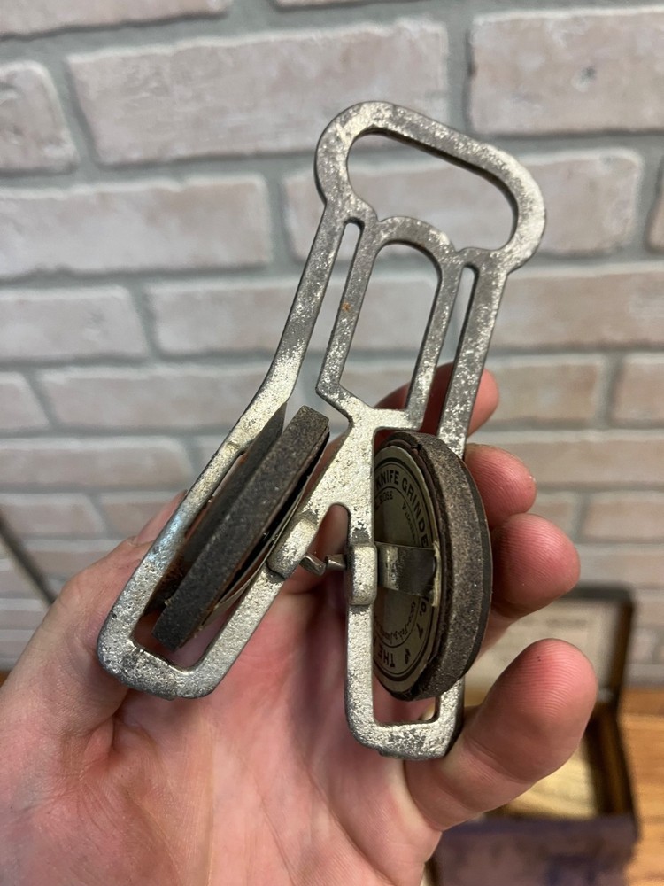 Antique 1904 Rose Automatic Grinders -Knife Sharpener & Grinder Tool - Complete