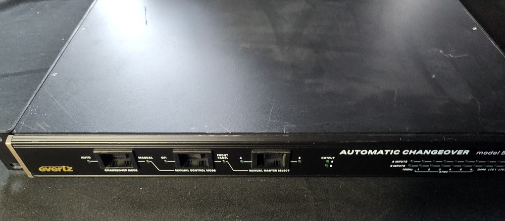 EVERTZ 5600ACO AUTOMATIC CHANGEOVER SYSTEM - (POWER TESTED )