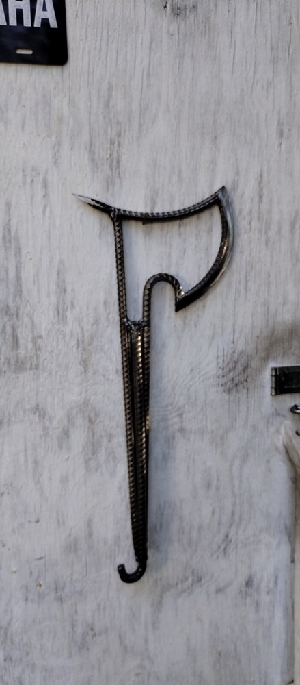 Handmade Rebar Axe