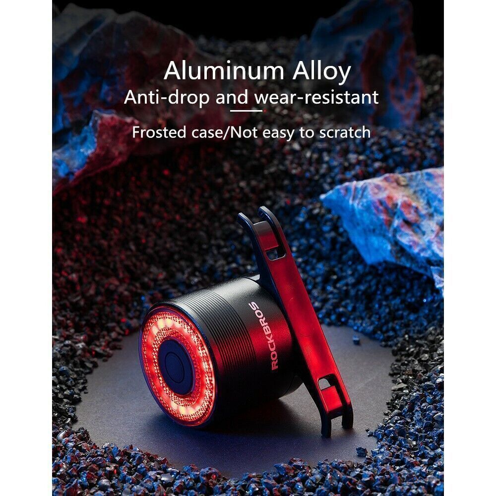 Bicycle Tail Light Q3 Smart Sensor Brake Light Night Riding Warning Light