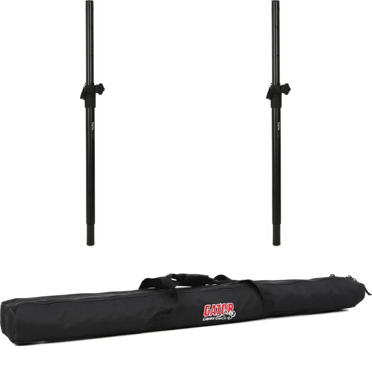 Gator Frameworks GFW-SPK-SP Adjustable Speaker Pole and M20 Adapter - Pair with