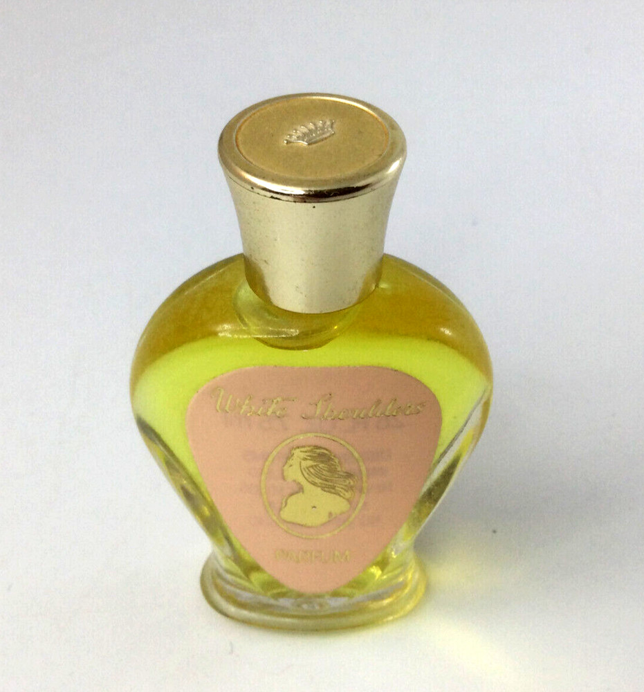 Vintage Evyan White Shoulder Perfume .25oz Full Open No box