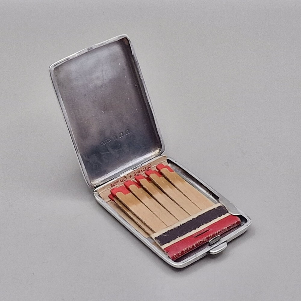 Sterling Silver Matchbook Case by Charles Perry & Co 1922