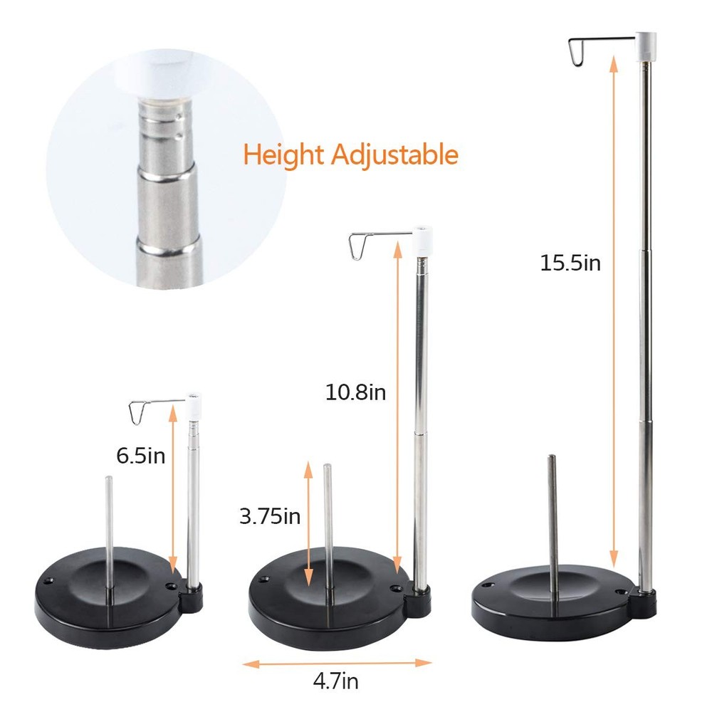 Adjustable Cone Thread Stand Spool Holder for Sewing Machine Embroidery Quilt...