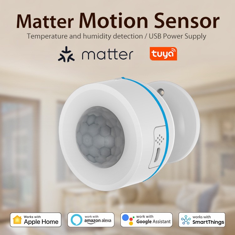 Tuya Smart Home Matter Thread USB PIR Motion Sensor APP Remote Control