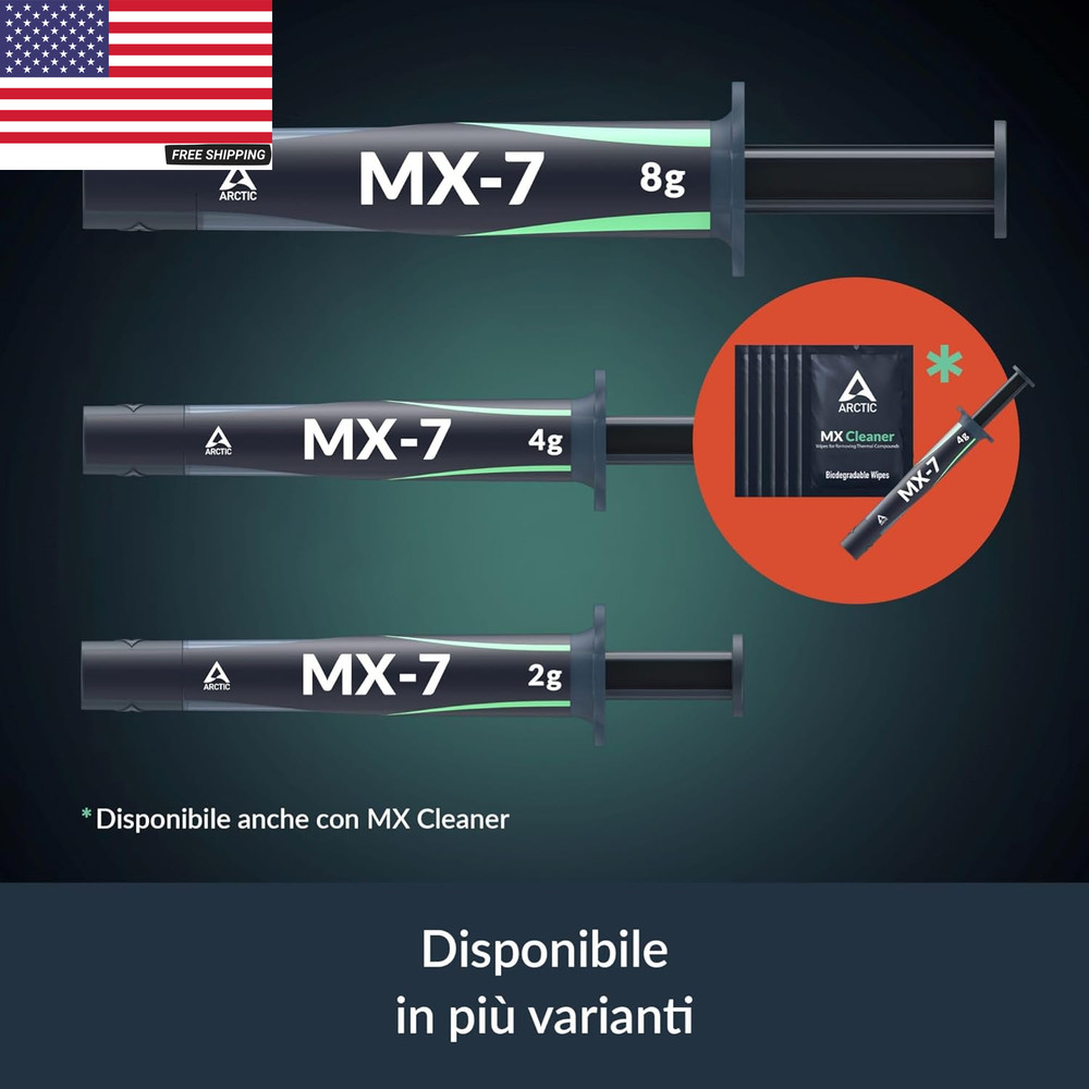 MX-7 (8 G) - Ultimate Performance Thermal Paste for Cpus, Consoles, Graphics Car