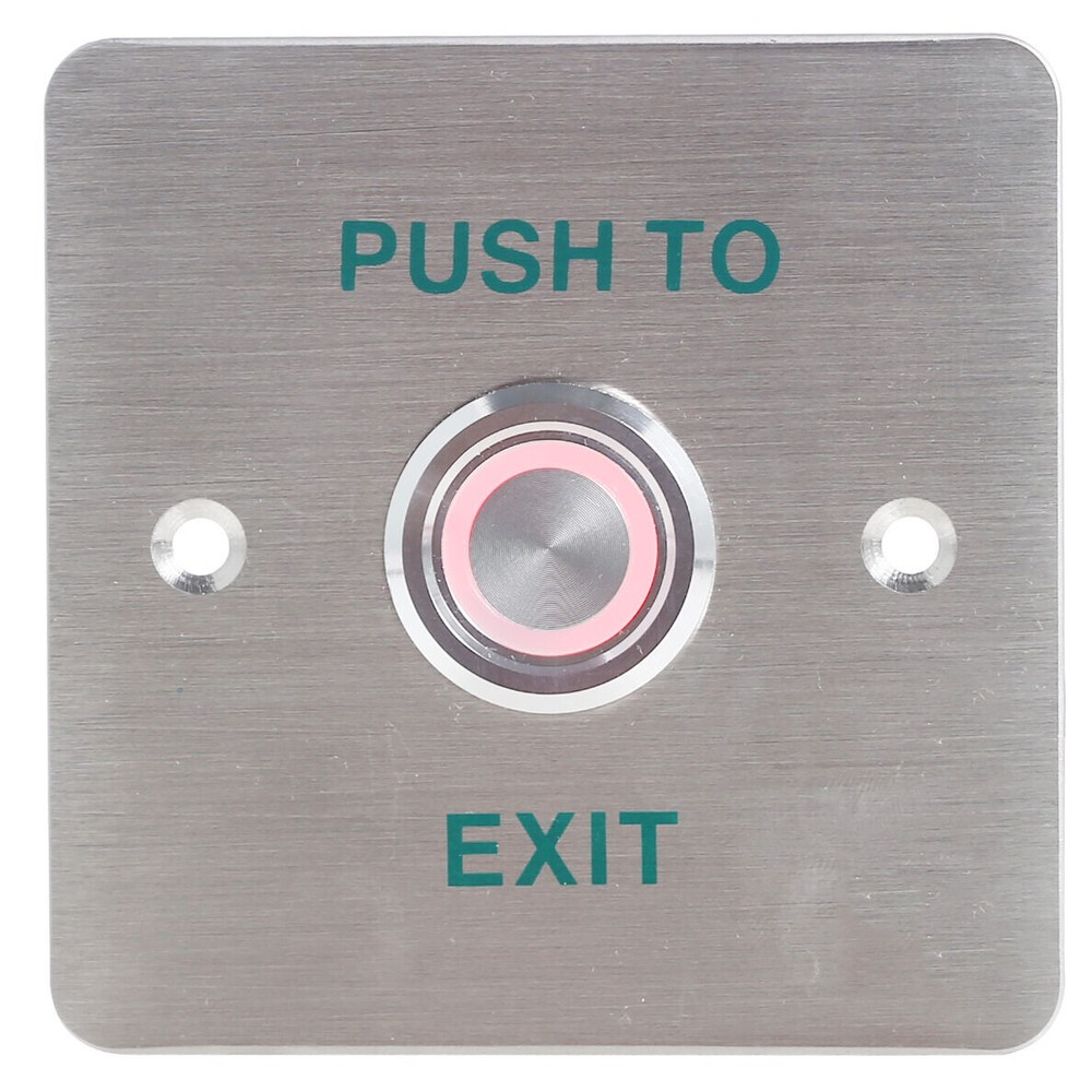 Waterproof IP68 Stainless Steel Piezoelectric Release Exit Push to Exit Button
