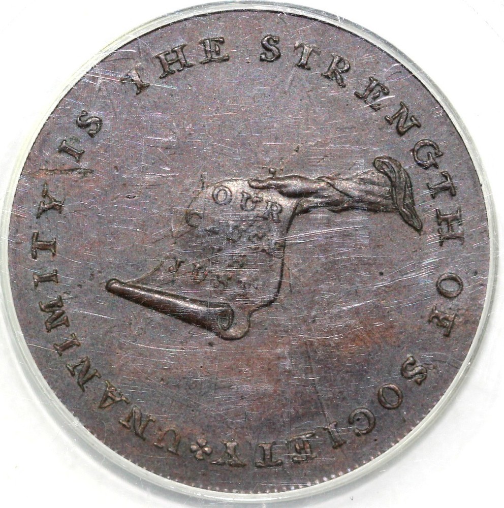 1792-94 Plain Edge Kentucky Token PCGS MS 62