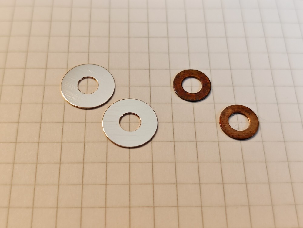 Oversized Lapped Phosphor Bronze Washers | Mini Bugout Bugout Bailout TaggedOut
