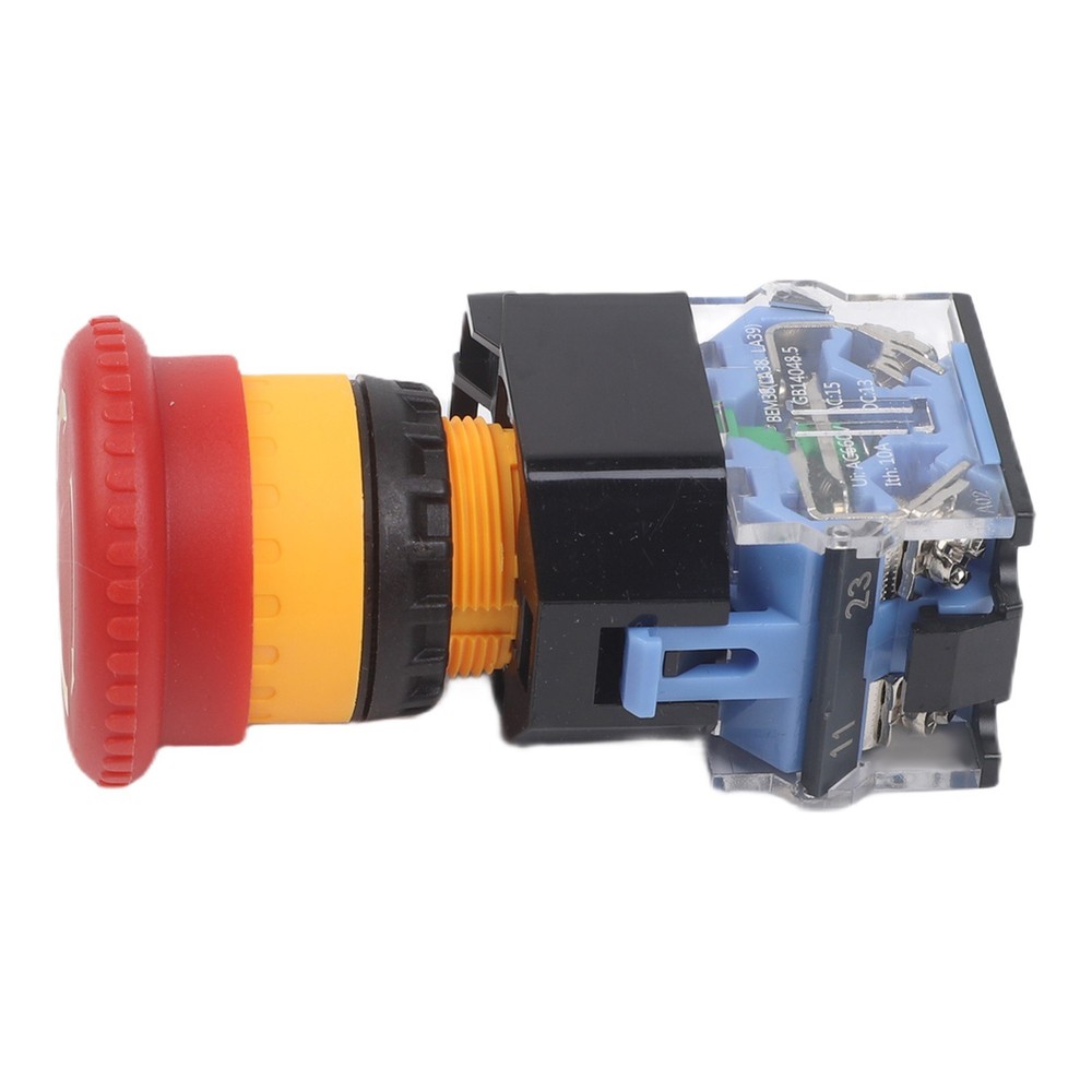 Mushroom Head Latching Stop Switch Suitable for Various Applications at 10A