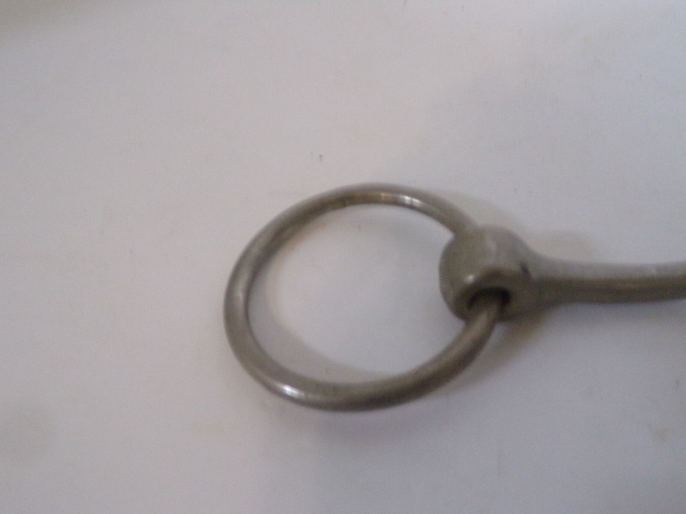 Stainless Steel Loose Ring 5" Mouth Snaffle Bit (Used)