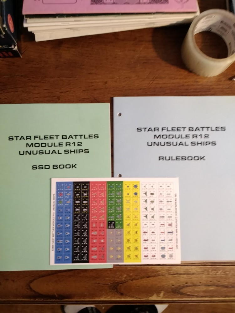 Star Fleet Battles Module R12 Unusual Ships