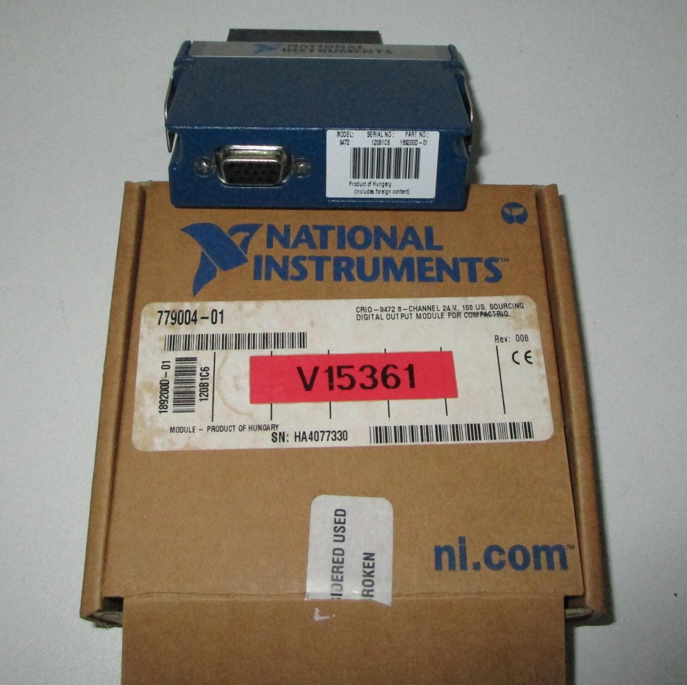 National Instruments NI 9472 8-Ch 24 V Sourcing digital output module