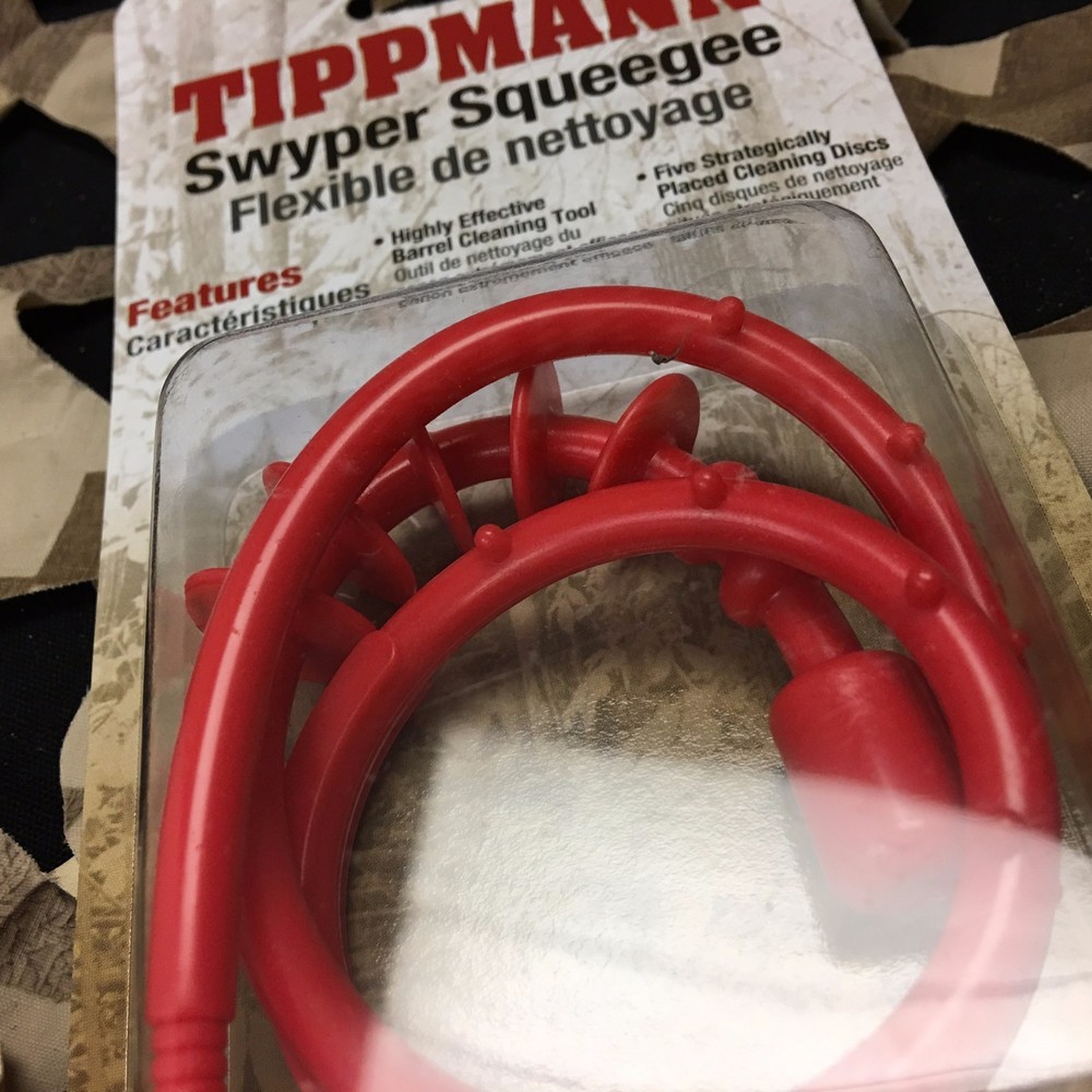 NEW Tippmann Swyper Pull Through Squeegee Barrel Cleaner - Red