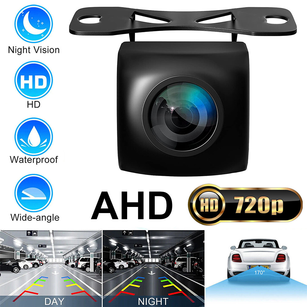 170° AHD Car Rear Front View Backup Camera Reverse Waterproof 720P Parking Cam