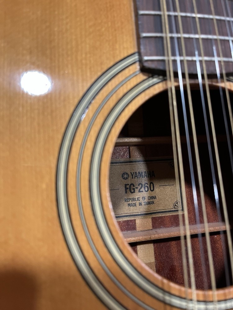 Vintage Yamaha FG 260 12 String Acoustic Guitar