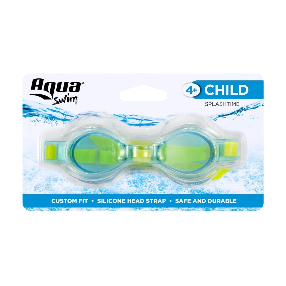 Aqua Swim Assorted PVC Junior Swim Goggles (5-PACK)