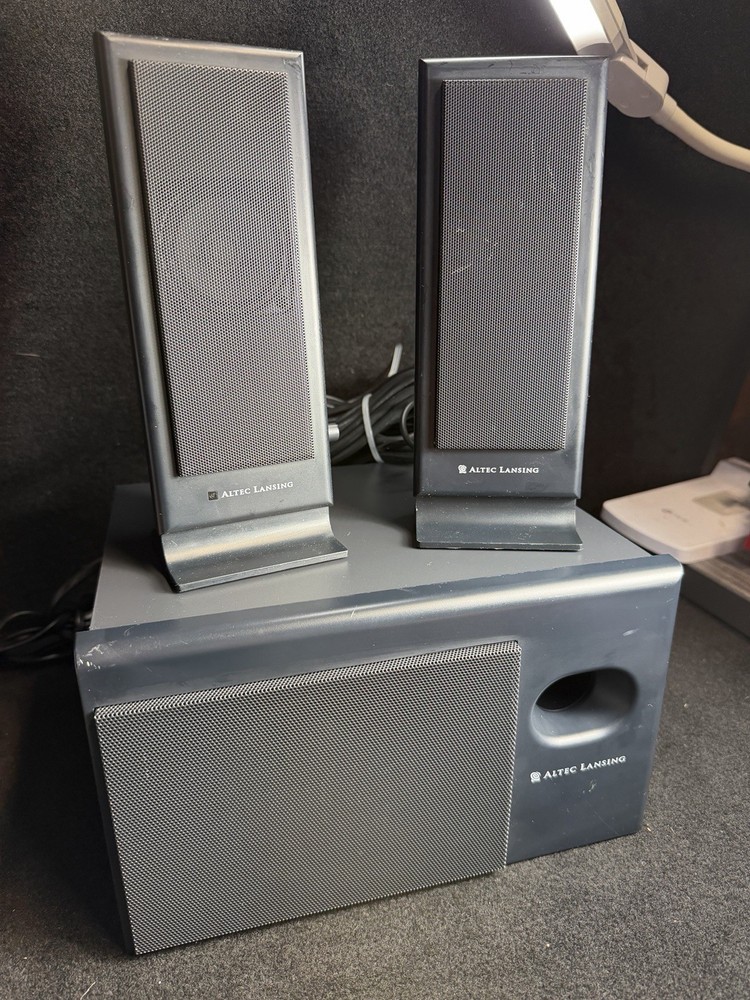 Altec Lansing VS-2121 Computer Powered Audio System Speakers & Subwoofer tested