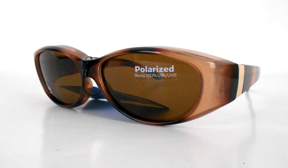 Foster Grant Solar Shield Polarized Sunglasses Fits Over Reading glasses, MEDIUM