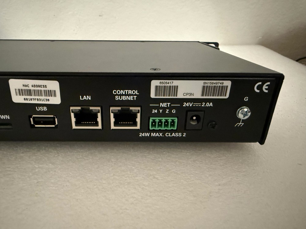 Crestron CP3N 3 Series Controller Host System Rack Mountable MSIP-REM-ERO-CP3N